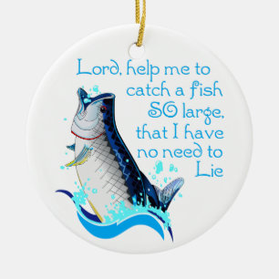 Fiskebön Julgransprydnad Keramik