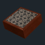 Fiskeboxen Faux Black Snöre Ro Minnesask<br><div class="desc">Fiske från Färg - Faux Black Snöre Ro - Romantiska Elegant Flowers and Löv Modern Gift - Välj/lägg till din favoritbakgrund färg. Du kan också lägga till texten / namn. Ändra storlek och flytta eller ta bort / lägg till inslag - bild / text med anpassning till verktyg. Utformning efter...</div>