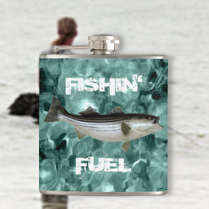 Fiskebränsle stripe Bass Isig Vatten Fickplunta