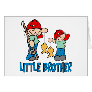 Fiskebuddister Little Brother Blank Card OBS Kort