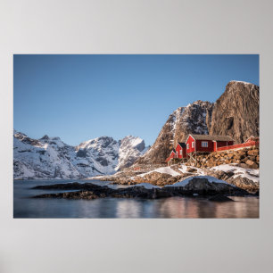 Fiskebyn Hamnoya Lofoten Poster