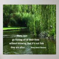 Fiskecitat av Henry David Thoreau