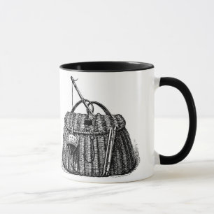 FiskeCreelbasketen och utrustar muggen Mugg