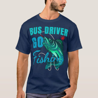 Fiskedesignoffert för drivrutin Buss Go T Shirt