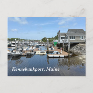 Fiskedockor i Kennebunkport Maine Helg Vykort