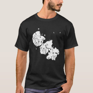 Fiskeentusiast Bass Trout Walleye Fiskare La T Shirt
