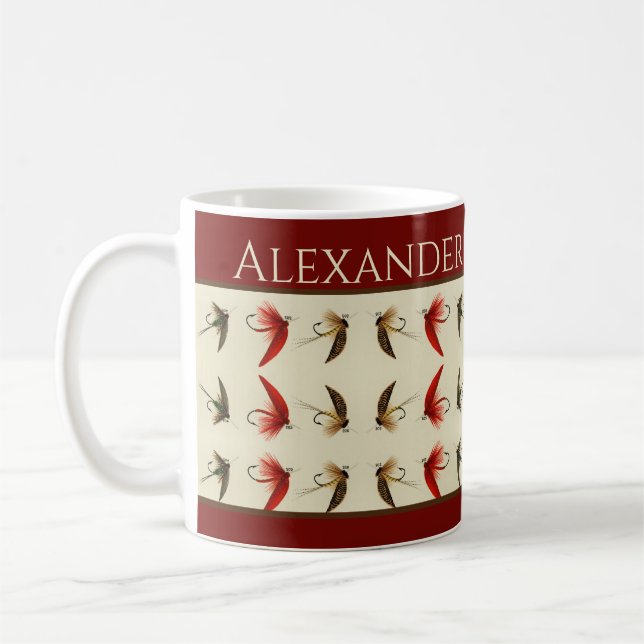 Fiskefält Rustic Salmon Kaffemugg (Vänster)