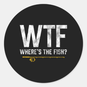 Fiskefältet i WTF Runt Klistermärke
