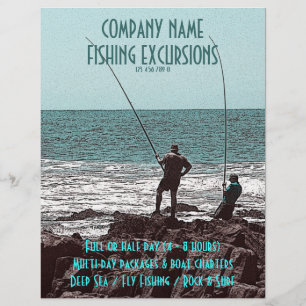 Fiskefartyg - anpassade reklamblad