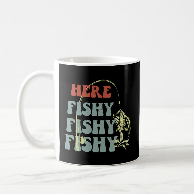 Fiskefartyg - Bass Fish Kaffemugg (Vänster)