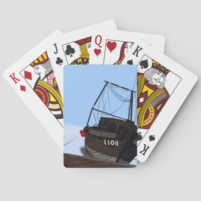 Fiskefartyg Casinokort (Baksidan)