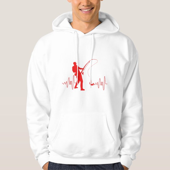 Fiskefartyg Fiskare Fiske efter Älskare Fiskar Hoodie (Framsida)