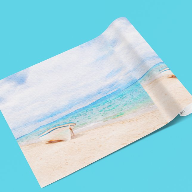 Fiskefartyg för havsvatten presentpapper (Skapare uppladdad)