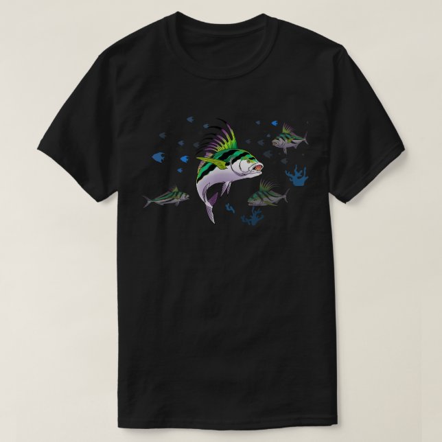 Fiskefartyg från Roosterfish Shirt Tupp T (Design framsida)