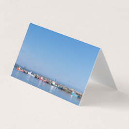 Fiskefartyg i lyxfiskebåtar uppfällda affärskort visitkort