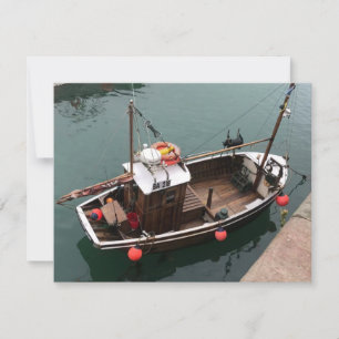 Fiskefartyg i Portpatrick Harbour, Wigtownshire Julkort