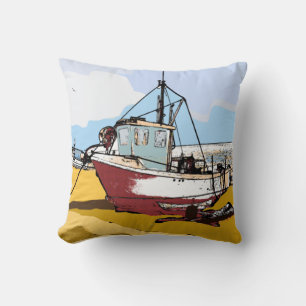 Fiskefartyg i Quaint Kudde