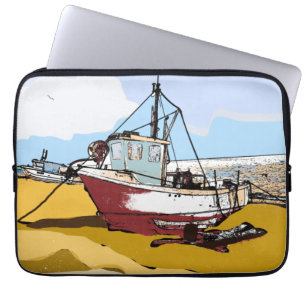 Fiskefartyg i Quaint Laptop Fodral