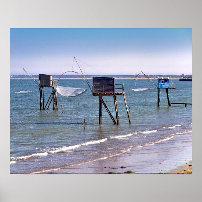 Fiskefartyg i Saint-Michel-Chef-Chef Poster (Framsidan)