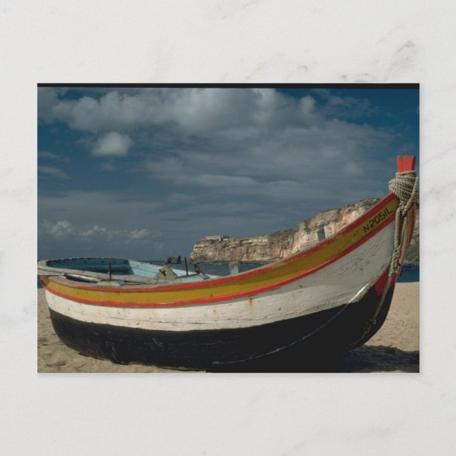 Fiskefartyg, Nazur, Portugal Vykort (Framsida)