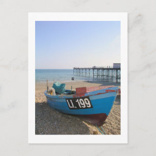 Fiskefartyg på Bognor Regis Sussex UK Vykort