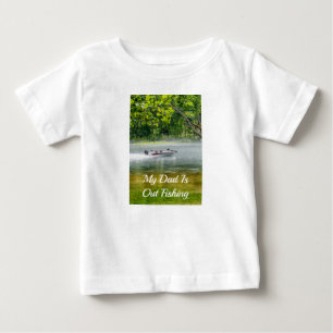 Fiskefartyg på framsidan av Baby T-shirt