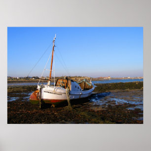 Fiskefartyg på Guernsey Poster