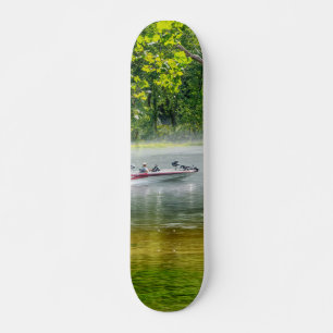 Fiskefartyg på väg mini skateboard bräda 18,5 cm