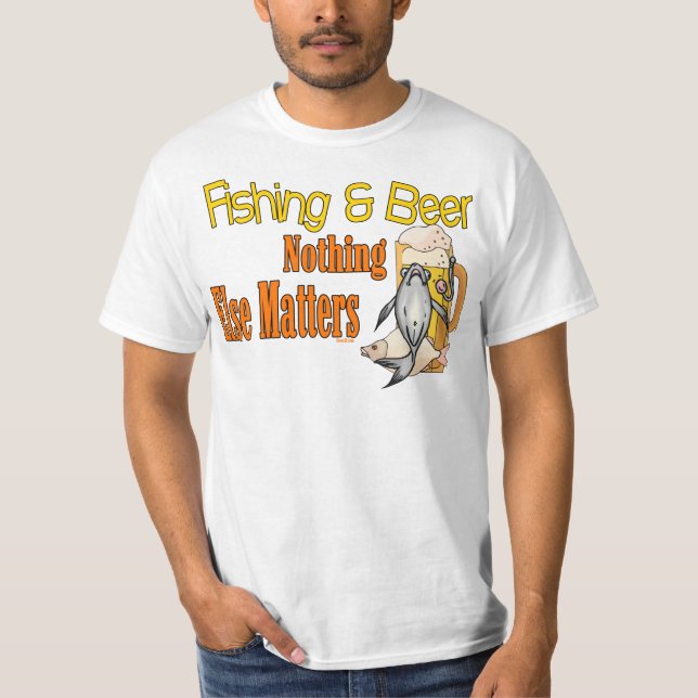 Fiskefartyg som fiskar efter Humor T Shirt (Framsida)
