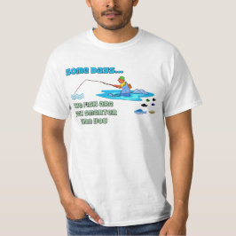 Fiskefartyg som fiskar Humor Fiskar är smartare Tee Shirt