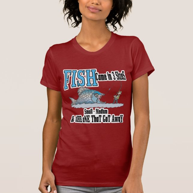 Fiskefartyg som fiskar i Humor 3 storlekar T Shirt (Framsida)