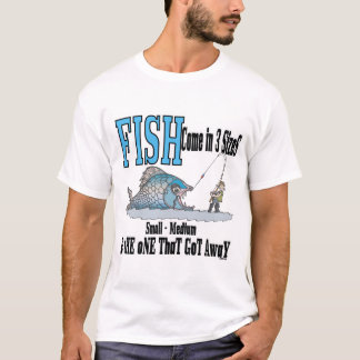 Fiskefartyg som fiskar i Humor 3 storlekar Tee