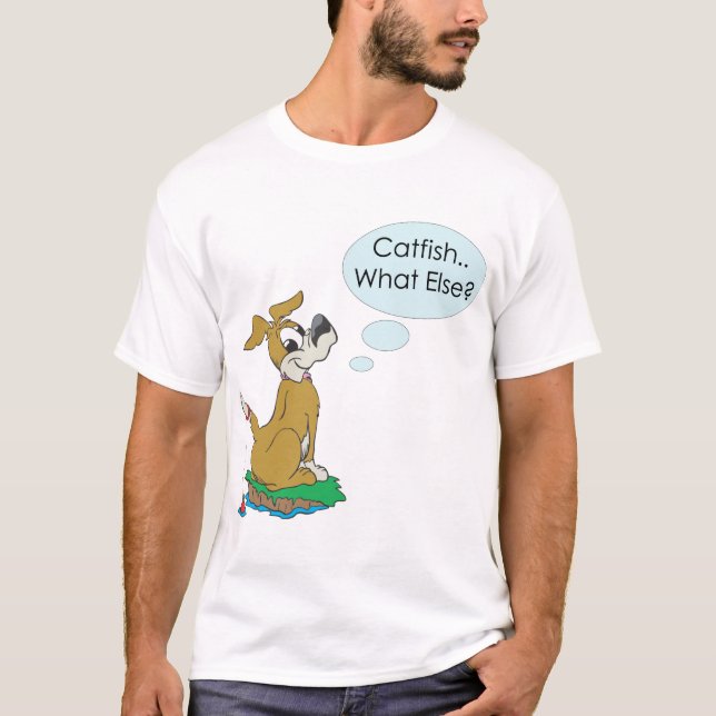 Fiskefartyg som fiskar i Humor Tee (Framsida)