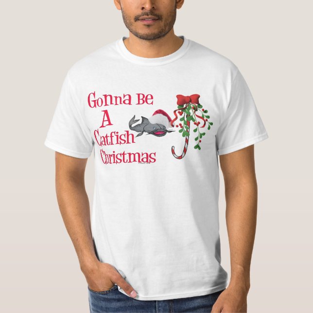 Fiskefartyg som fiskar i Humor Tee Shirt (Framsida)