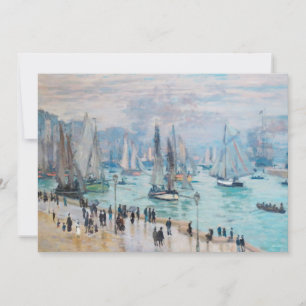Fiskefartyg som Lämnar hamnen Claude Monet