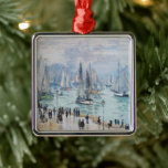 Fiskefartyg som Lämnar hamnen | Claude Monet Julgransprydnad Metall<br><div class="desc">Fiskebåtar Lämnande hamnen i Le Havre (1874) | Claude Monets fiskebåtar Lämnande hamnen Le Havre (1874) är ett mästerverk som fångar fiskebåtar som avgår från Le Havres hamn. Målningen visar Monets karakteristiska lösa borsverk, pulserande palett från färg och atmosfäriska effekter, vilket understryker den dynamiska interaktionen mellan ljus, vatten och himmel....</div>