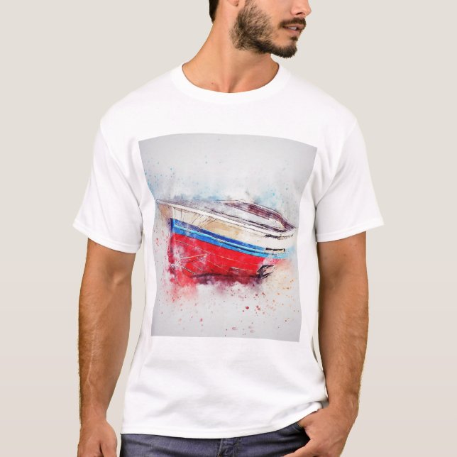 Fiskefartyg T-Shirt (Framsida)