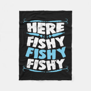 Fiskefartyg T Shirt Manar Kvinnor Kids Fisk Fleecefilt