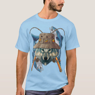 Fiskefartyg Varg utomhus Fiskare (Cute Fly Fis) T Shirt