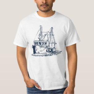 Fiskefartyg/Vintagens fiskefartyg T Shirt