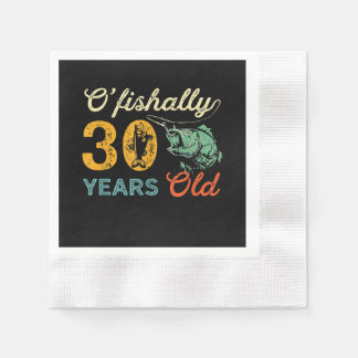 Fiskefartyget Retro 30års födelsedag, som vrider 3 Pappersservett
