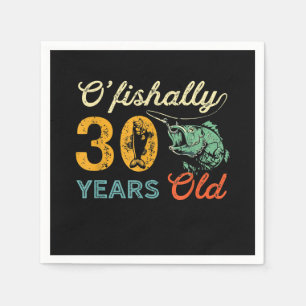 Fiskefartyget Retro 30års födelsedag, som vrider Pappersservett