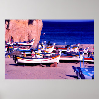 Fiskeflottan, Algarve, Portugal Poster