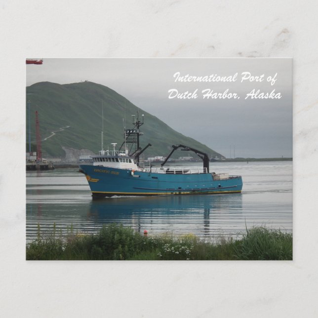 Fiskeflottan i Stillahavsområdet Sol Berings Sea C Vykort (Framsida)