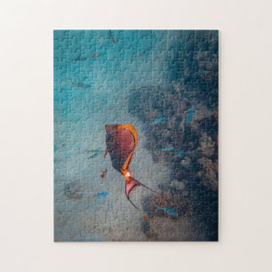 Fiskefotografi för mor och Baby djur Pussel