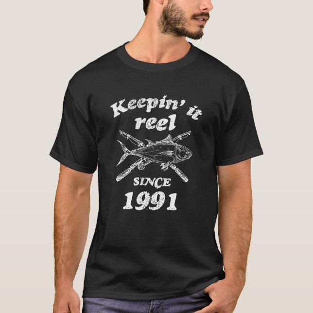 Fiskegåva från manar från 30års födelsedag under 3 t shirt (Framsida)