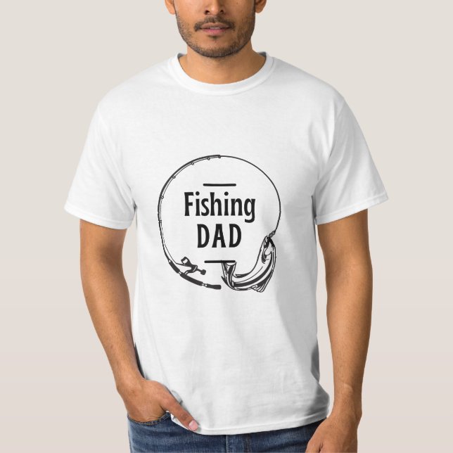 Fiskegåva från Pappa fars dag T Shirt (Framsida)
