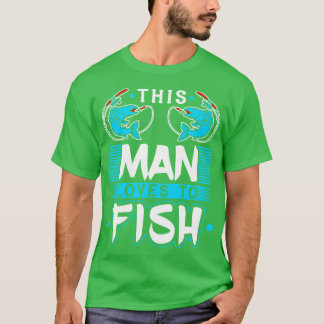 Fiskegåvor bojvän Fiskare Pappa Denna man Lov T Shirt