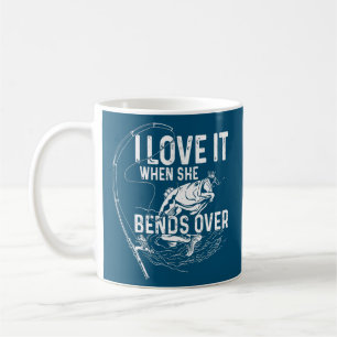 Fiskegåvor För manar i Kärlek när hon böjer Kaffemugg