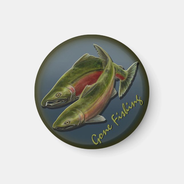 Fiskegåvor från Anpassningsbarna Fridge Magnets Bo Magnet (Framsidan)